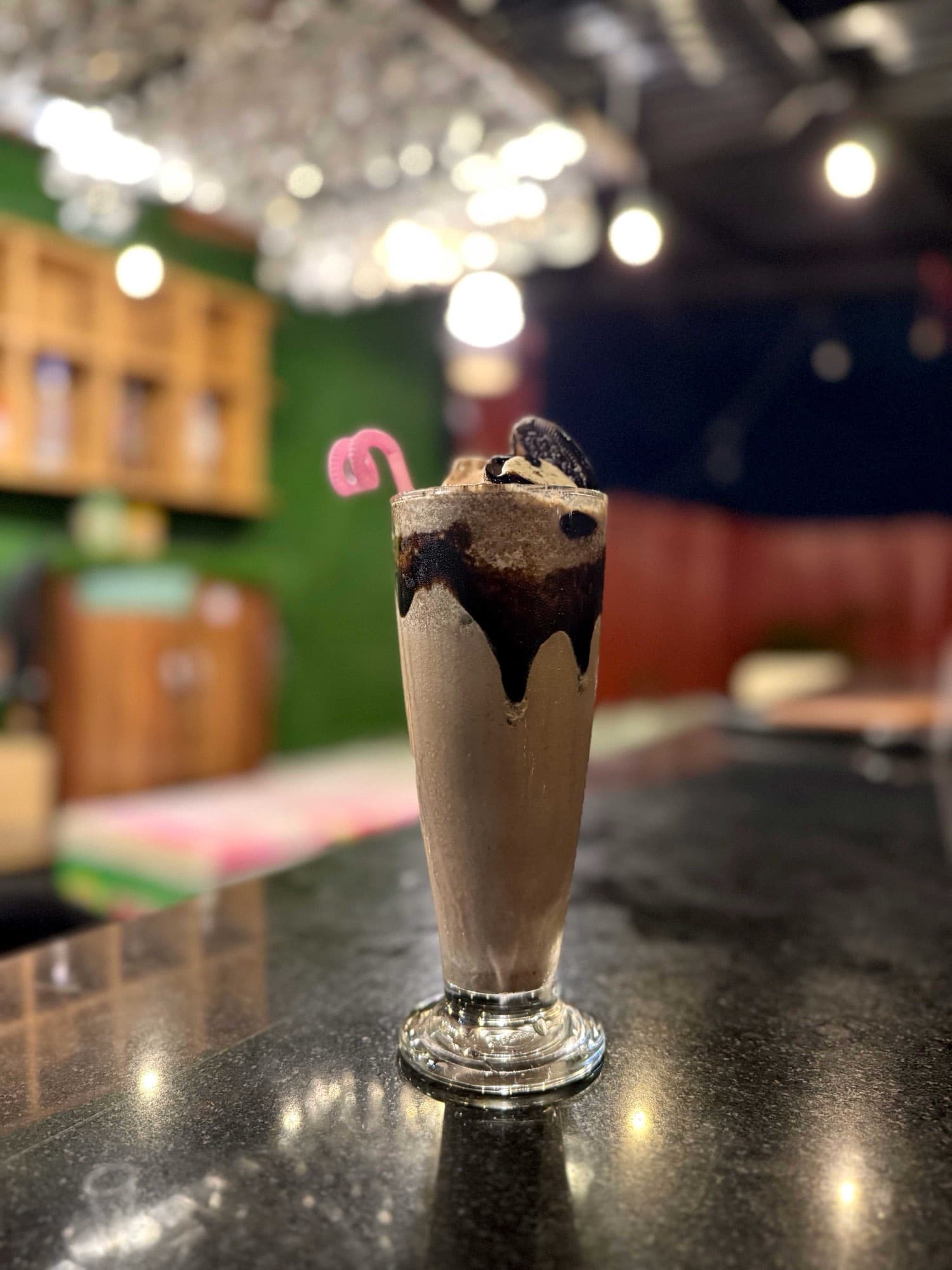 Oreo milkshake from the bar